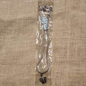 🔥3 For 10🔥 Stigma Silver Crown Pendant Necklace